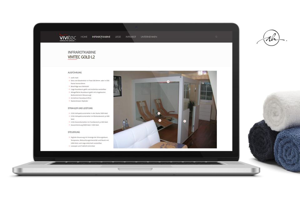 Vivitec Infrarot Wärme Kabinen und Liegen