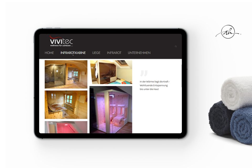 Vivitec Infrarot Wärme Kabinen und Liegen