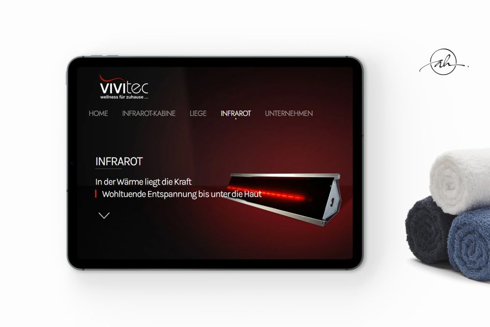 Vivitec Infrarot Wärme Kabinen und Liegen